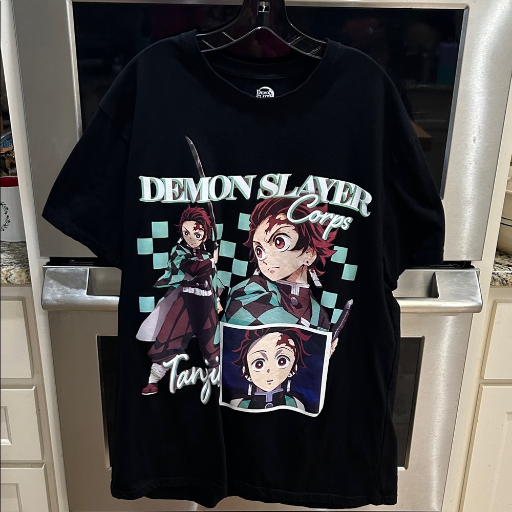Demon Slayer Corps Men's T-Shirt - Black Unisex 2XL